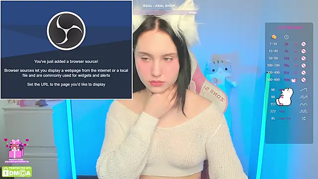 Snapshot of Gylaxie chatting on February 28, 9:15 am Gylaxie online show from February 28, 9:15 am