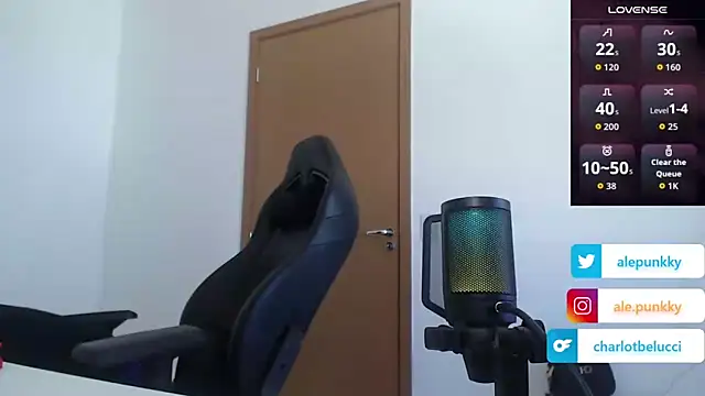 charlotbelucci  online show from October 3, 4:30 pm