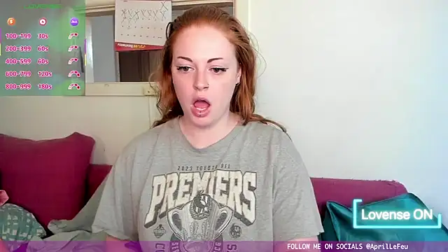 aaprill online show from February 12, 8:14 am