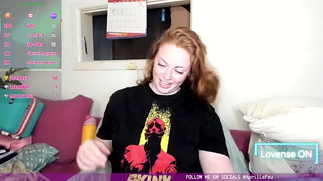 aaprill online show from February 9, 8:34 am