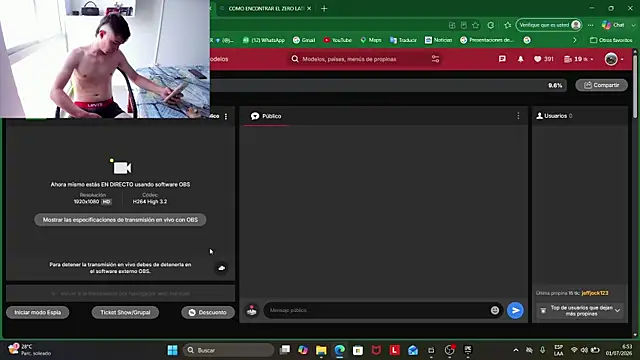 Snapshot of KomeKukis chatting on July 1, 11:54 am KomeKukis online show from July 1, 11:54 am