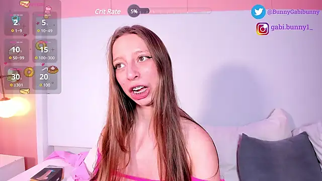 gabi bunny online show from March 7, 7:38 pm