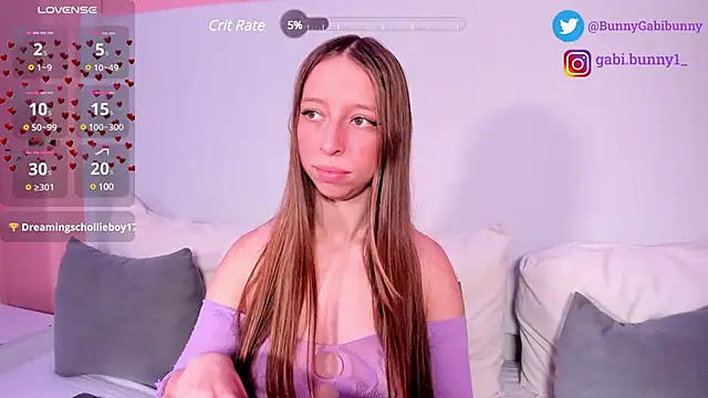 gabi bunny online show from February 25, 5:08 pm