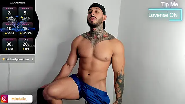 Snapshot of mike_belle chatting on December 5, 5:55 pm mike belle online show from December 5, 5:55 pm