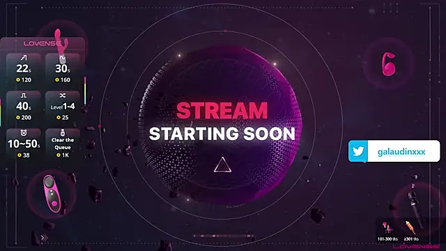 galaudin 3x  online show from November 6, 8:07 am