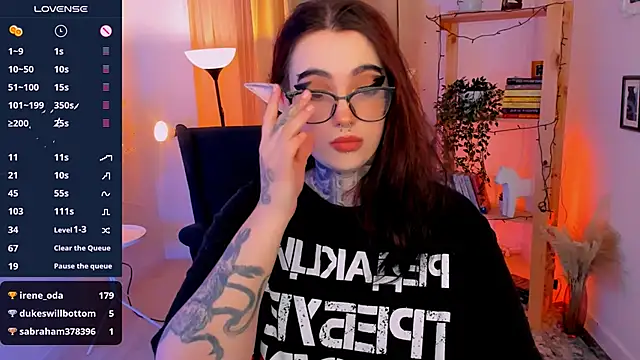 Snapshot of Dixi_Pixi_ chatting on February 9, 11:58 am Dixi Pixi online show from February 9, 11:58 am