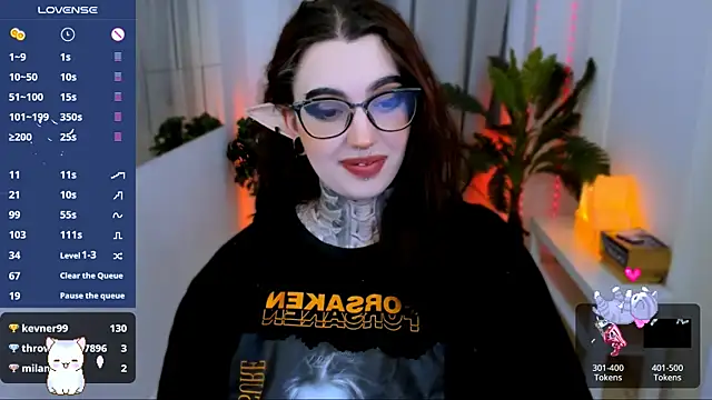 Snapshot of Dixi_Pixi_ chatting on February 7, 8:55 am Dixi Pixi online show from February 7, 8:55 am