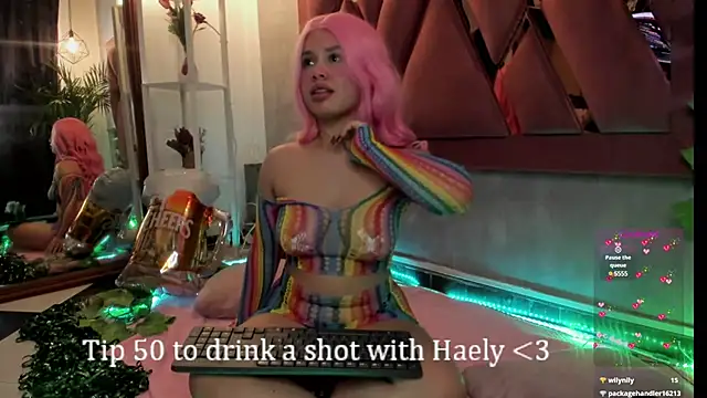 Haelycute online show from March 16, 4:34 pm