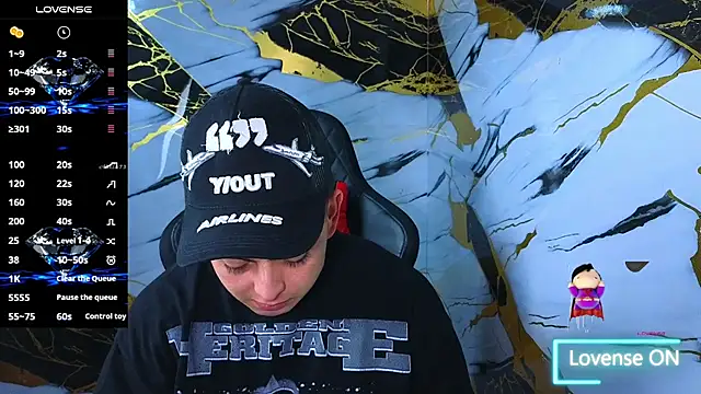 Kevin22 222 online show from March 2, 5:08 am