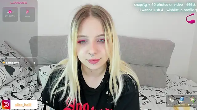 Alice Halle online show from March 8, 7:09 pm