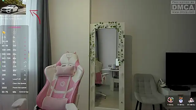 Snapshot of MashkaRay chatting on November 9, 7:01 am MashkaRay online show from November 9, 7:01 am