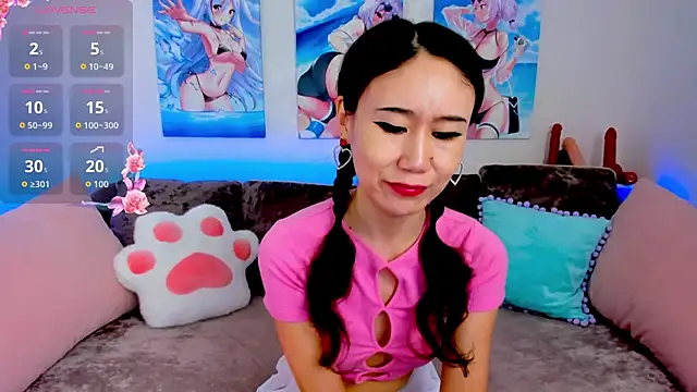 Snapshot of Nao__Chan_ chatting on February 19, 1:35 am Nao Chan online show from February 19, 1:35 am