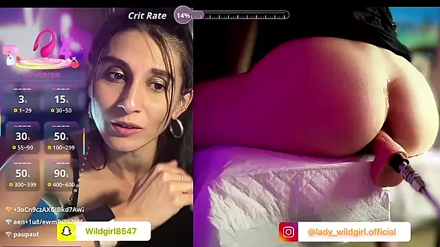 WildgirlShow online show from May 21, 9:34 pm