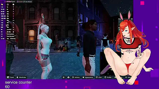 Snapshot of NikkoTyan chatting on October 31, 5:20 pm NikkoTyan online show from October 31, 5:20 pm