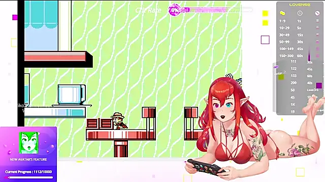 Snapshot of NikkoTyan chatting on January 11, 10:08 am NikkoTyan online show from January 11, 10:08 am