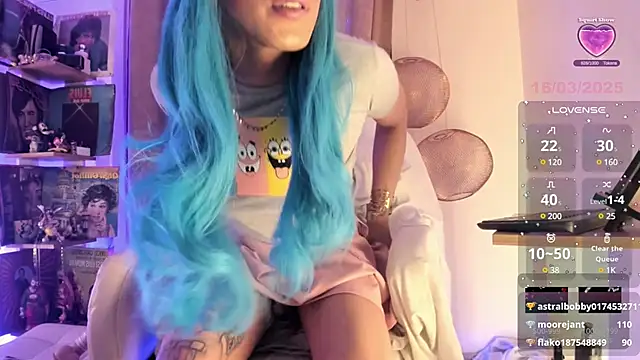 Snapshot of BarbieVenus chatting on March 16, 10:55 am BarbieVenus online show from March 16, 10:55 am