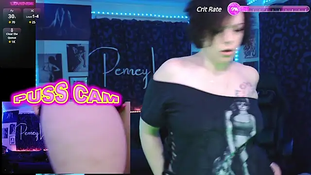 Snapshot of PenneyLayne chatting on February 5, 1:33 pm PenneyLayne online show from February 5, 1:33 pm