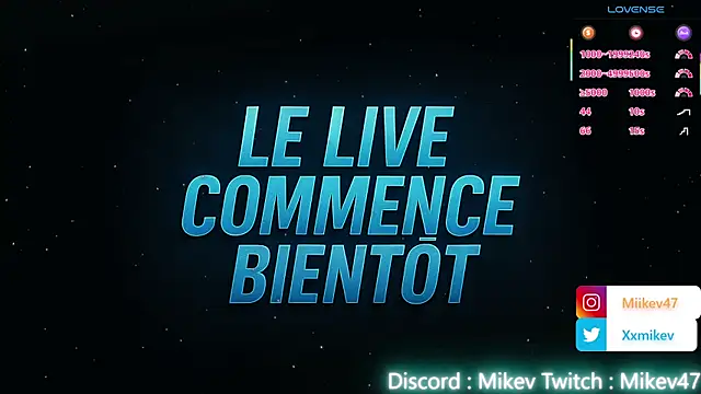 Snapshot of Mikev chatting on November 27, 7:03 pm Mikev online show from November 27, 7:03 pm