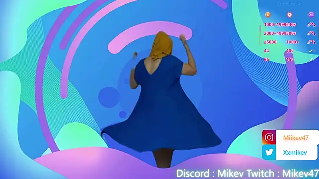 Snapshot of Mikev chatting on October 27, 7:04 pm Mikev online show from October 27, 7:04 pm