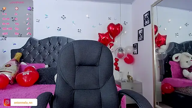 Snapshot of _Antonnela_ chatting on February 18, 4:25 pm Antonnela online show from February 18, 4:25 pm