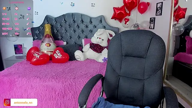 Snapshot of _Antonnela_ chatting on February 19, 1:17 pm Antonnela online show from February 19, 1:17 pm
