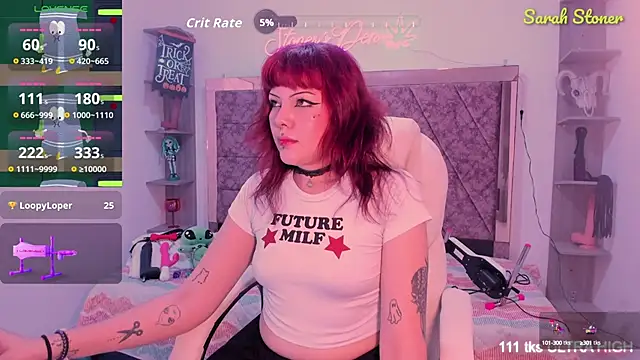 Sarah-Stoner online show from October 1, 8:24 pm