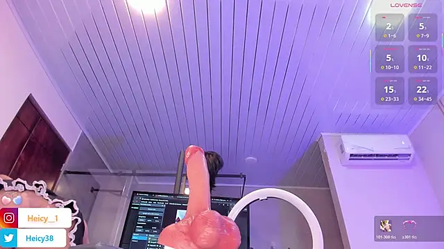 Heicy  online show from February 9, 8:07 pm