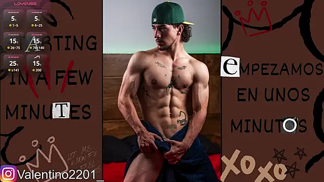 Valentino Xander online show from July 17, 3:15 am