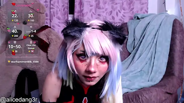 Alicedangerrr online show from February 19, 1:51 am