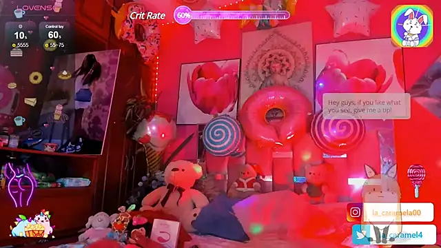 Snapshot of Dulcee_kandy chatting on March 1, 9:07 am Dulcee kandy online show from March 1, 9:07 am