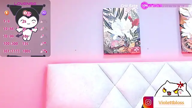 Violettbloss online show from September 23, 3:35 am