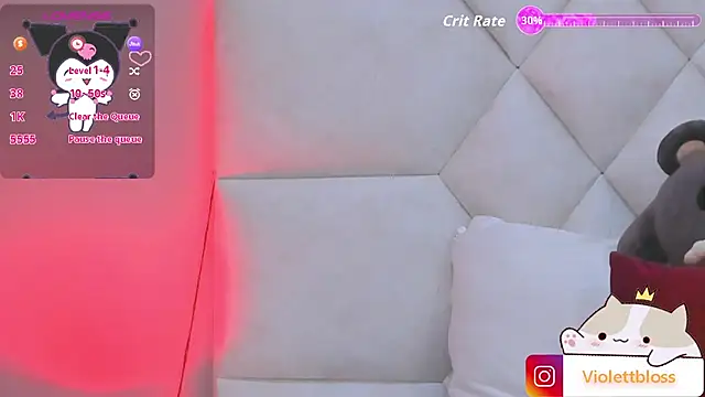 Violettbloss online show from October 2, 3:10 am