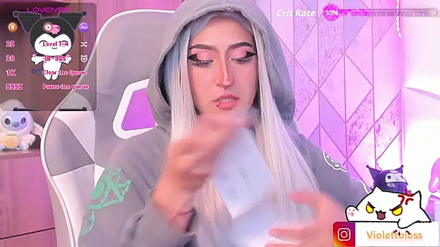 Violettbloss online show from February 19, 4:09 am