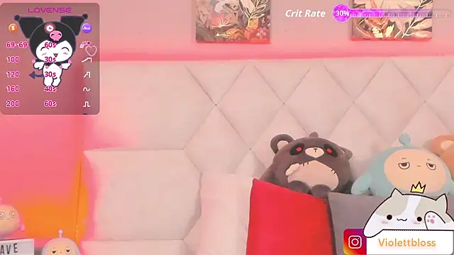 Violettbloss online show from November 7, 5:45 am