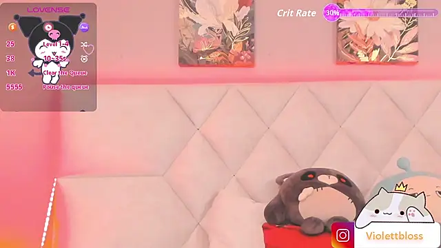 Violettbloss online show from October 21, 3:50 am