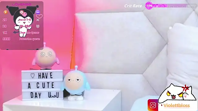 Violettbloss online show from October 8, 3:30 am