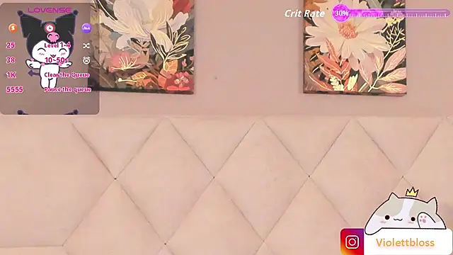 Violettbloss online show from October 24, 4:00 am