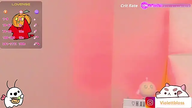 Violettbloss online show from October 31, 3:25 am