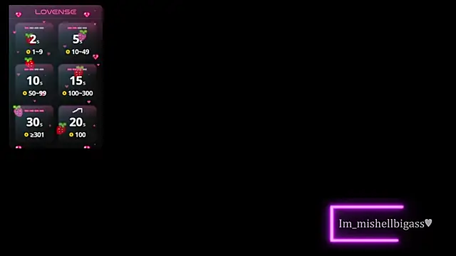 im mishellbigass online show from December 4, 5:56 pm