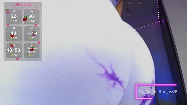 im mishellbigass online show from September 29, 5:25 am