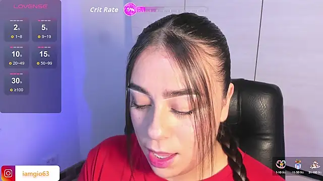 Snapshot of Georgina_1t chatting on October 8, 2:35 am Georgina 1t online show from October 8, 2:35 am