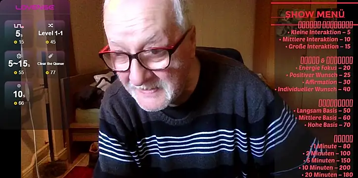 Sammy1660 online show from April 8, 10:39 am