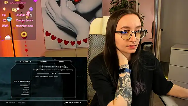 Snapshot of ShiroHeby chatting on February 15, 5:17 pm ShiroHeby online show from February 15, 5:17 pm
