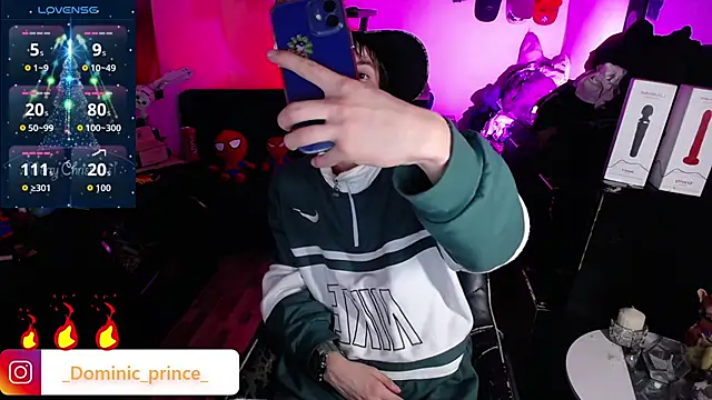 DominicPrince online show from January 9, 9:38 am