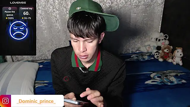 DominicPrince online show from February 21, 9:06 pm