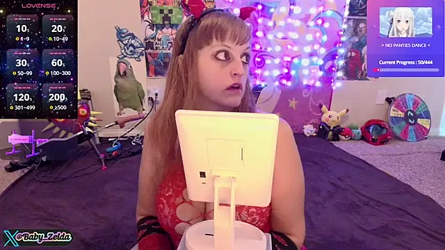 BabyZelda online show from October 7, 6:20 pm