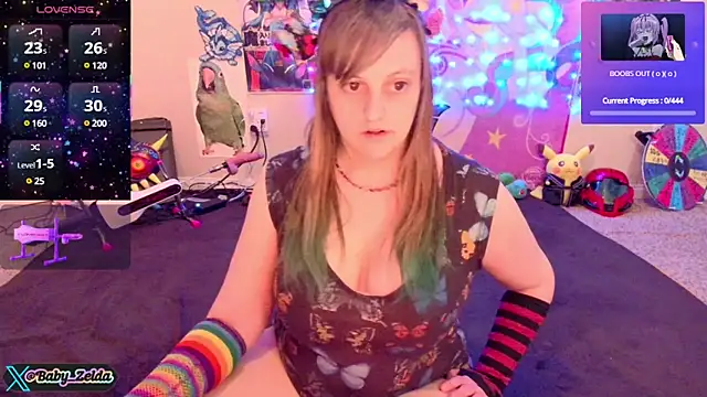 BabyZelda online show from February 23, 2:25 pm