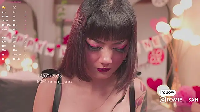 tomie san online show from February 14, 7:58 pm