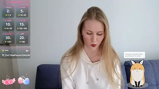 IsabelAllen online show from February 27, 1:07 pm