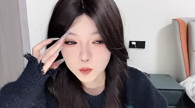 Snapshot of Q-ing chatting on March 2, 1:37 am Q-ing online show from March 2, 1:37 am